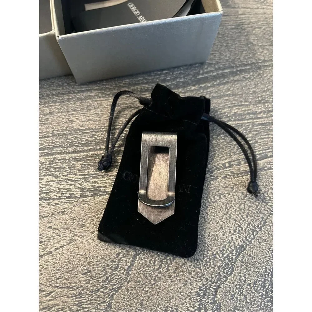 Giorgio Armani Sterling Silver Money Clip